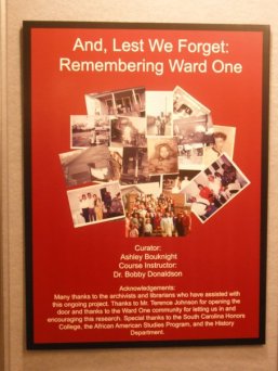 ward one text intro exhibit