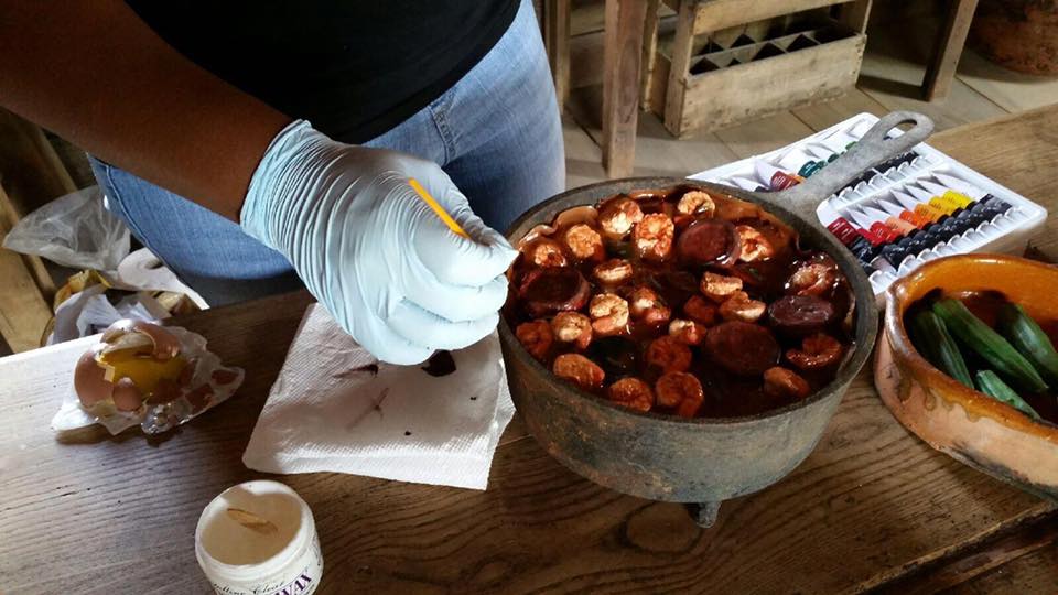 Historic faux food; Historic fake food; gumbo; whitney plantation